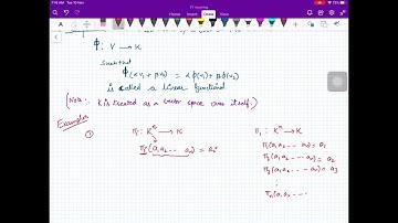 Lecture 131 (Linear Functional)