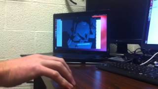 Playing a Virtual Piano on any surface using the Kinect