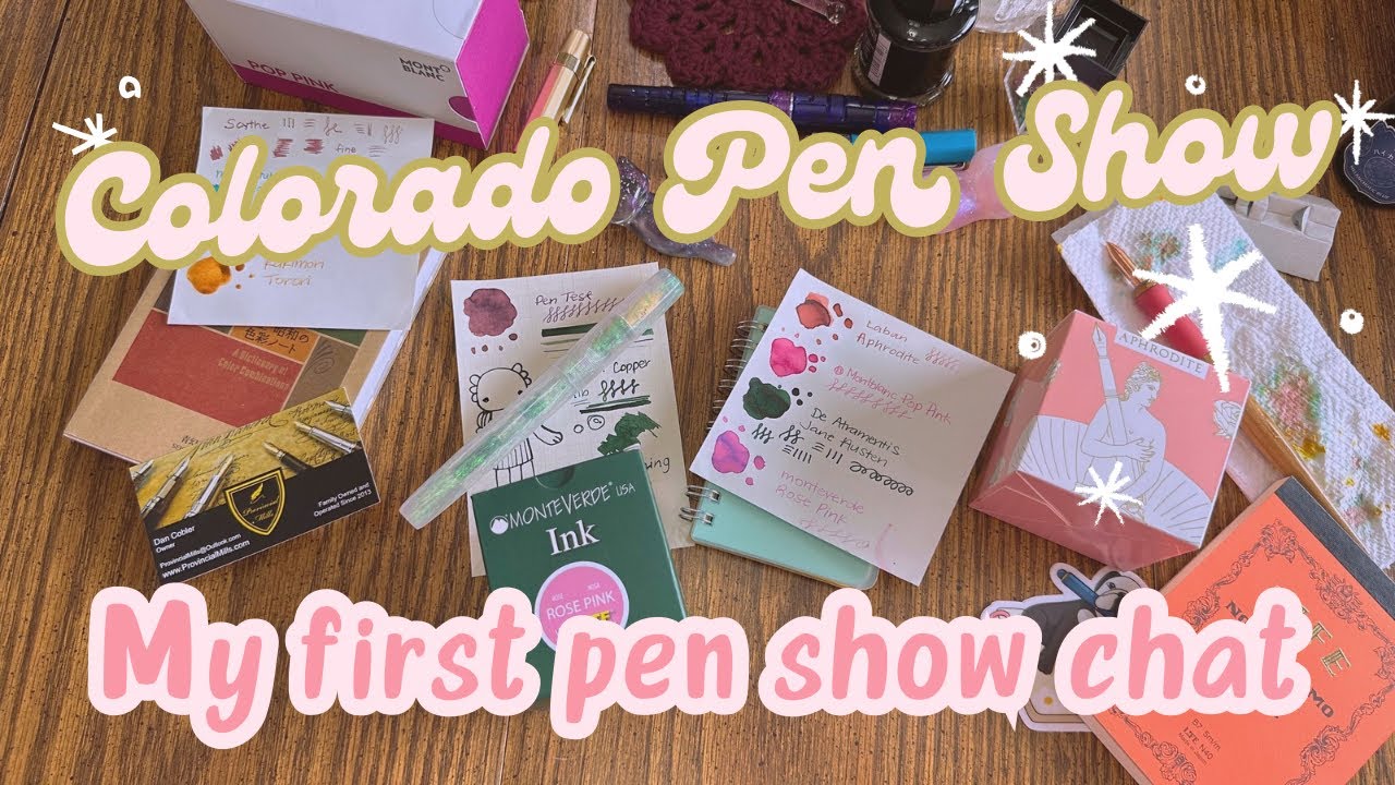 Colorado Pen Show 2025 | my first pen show chat, haul, experience, and what I learned for next time