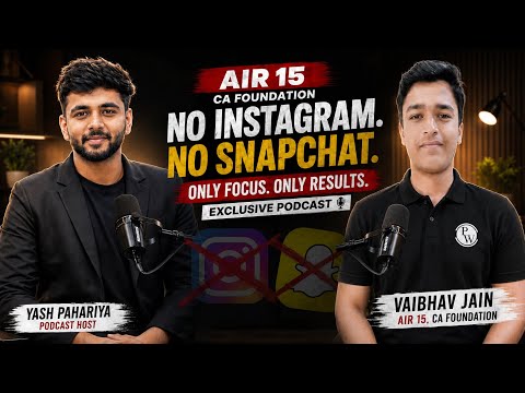 Sep 26 - CA Foundation Students Dont Miss this 🔥 AIR 15, VAIBHAV JAIN