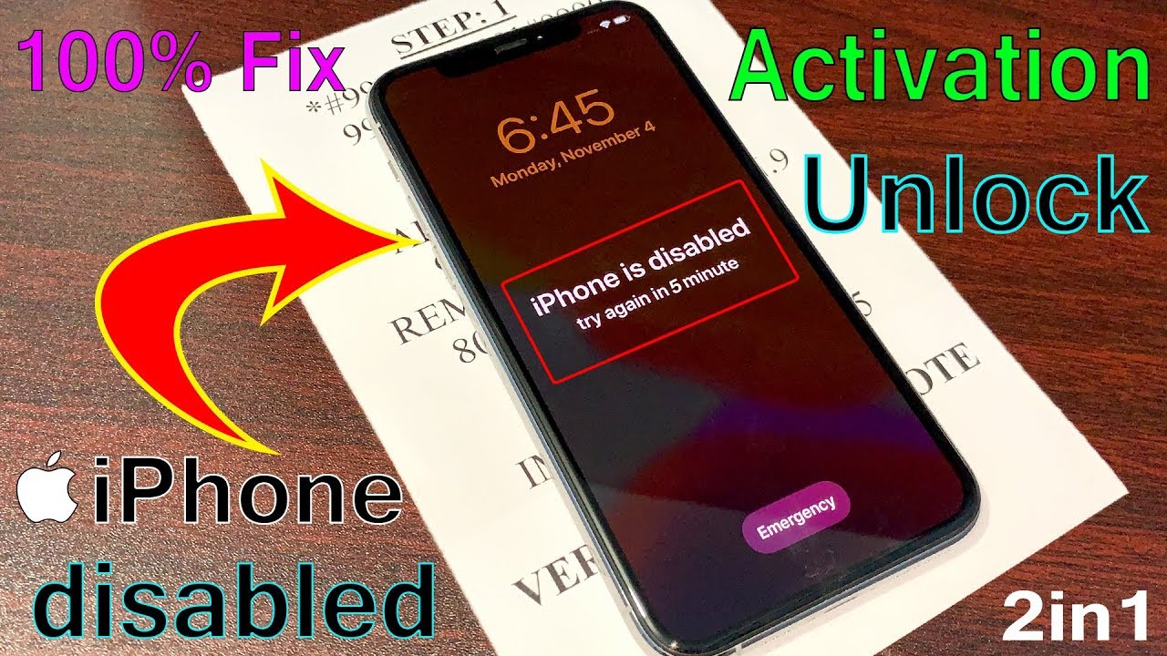 iPhone is Disabled With Activation! Remove Without iTunes or PC Unlock  21% Fixed Done~21