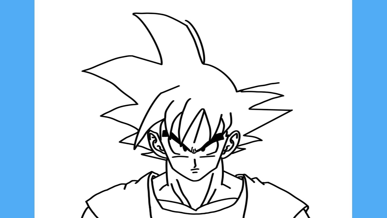 HOW TO DRAW GOKU 