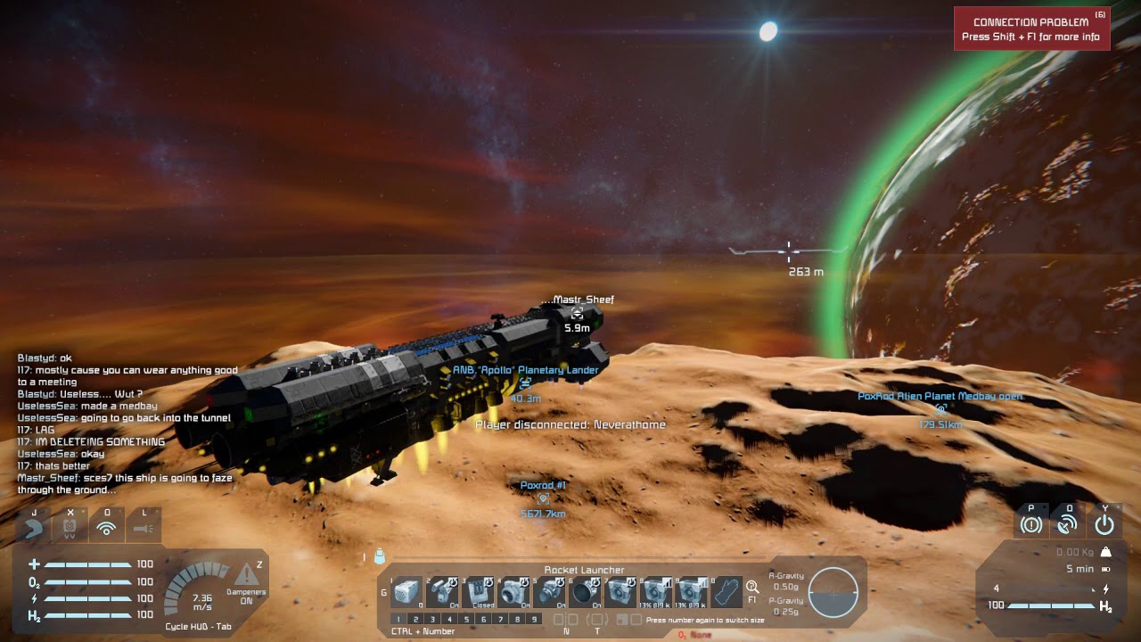 Space Engineers Alien Moon Deep Mining - YouTube