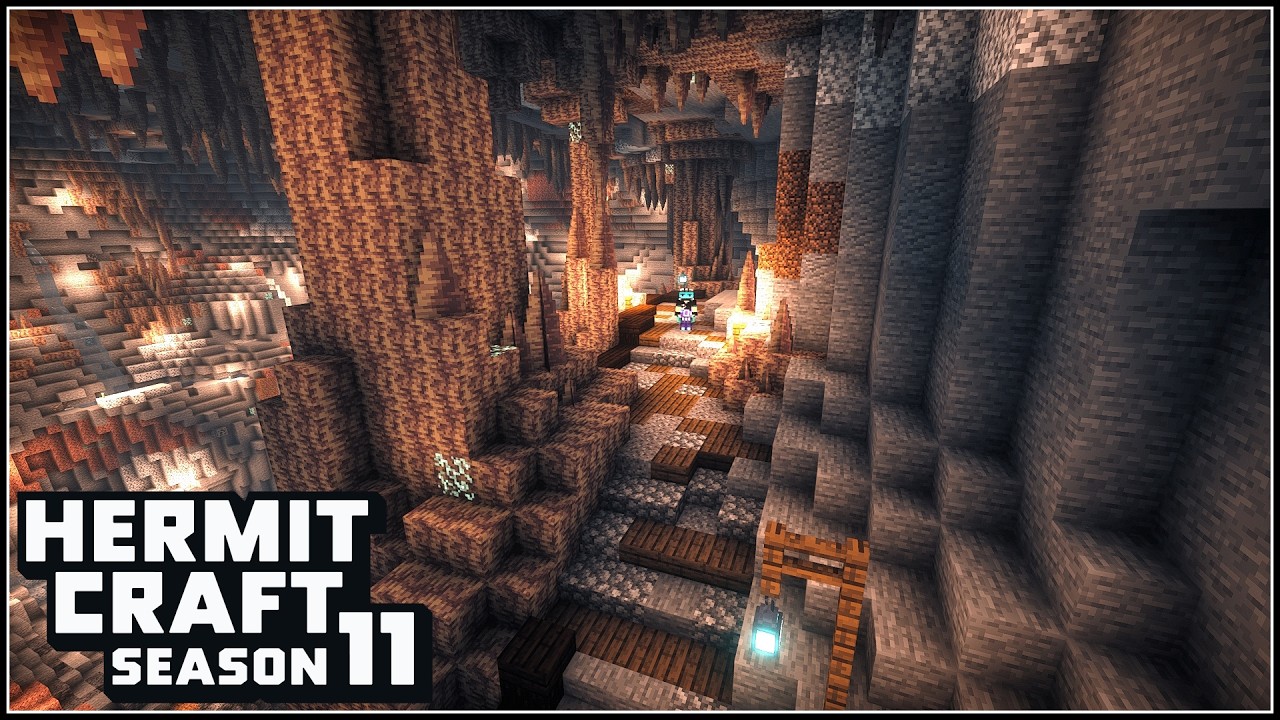 Elevated Cave Pathing! | HermitCraft 11 | 57