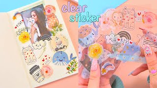 DIY AESTETIC CLEAR STICKERS -  You Should Definetaly Try - Back To School Hacks