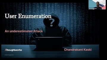 User Enumeration: An underestimated attack