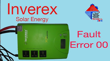 Inverex  Error 00, Inverex Solar Energy, Inverex XP Solar Pro, Fault error 00, Inverex Output fault