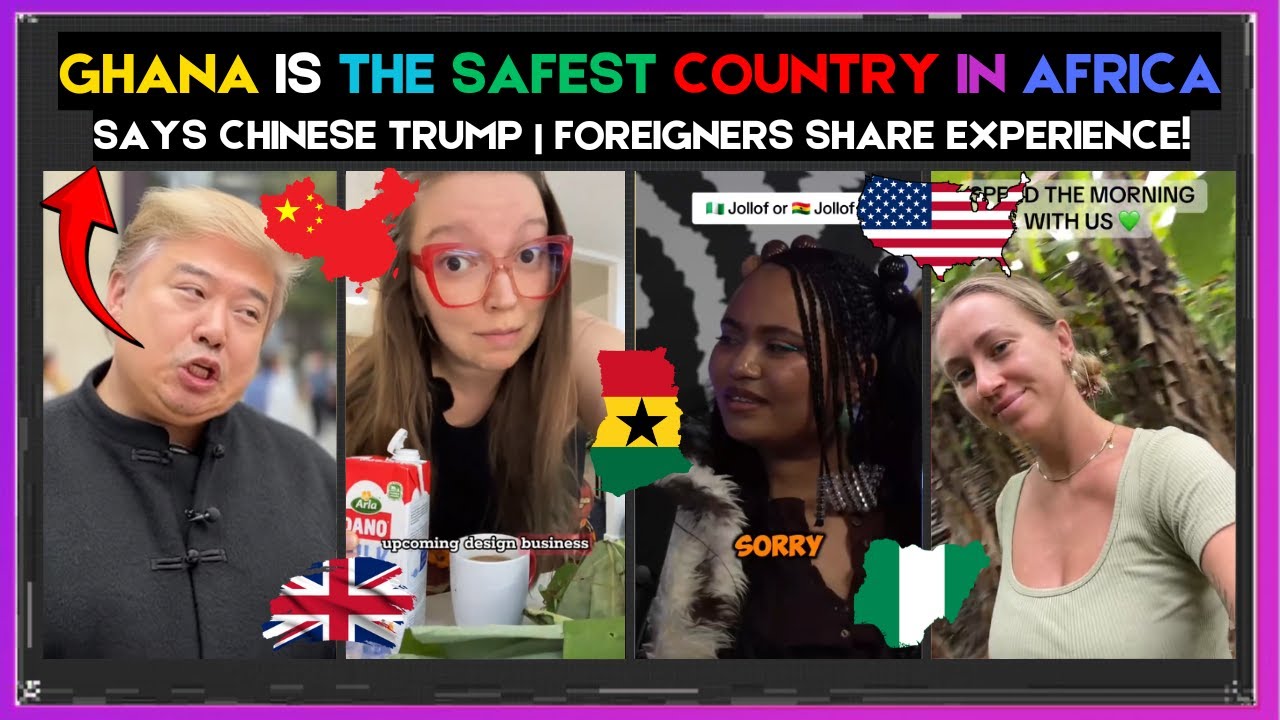 🇬🇭🇺🇸 GHANA IS THE SAFEST COUNTRY IN AFRICA, SAYS CHINESE TRUMP | FOREIGNERS SHARE EXPERIENCE | Kamma