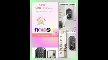 Arpha 5 in 1 Smart Fingerprint Door Lock #homesafety #home#smarthome#amazon#amazonfinds#outdoors