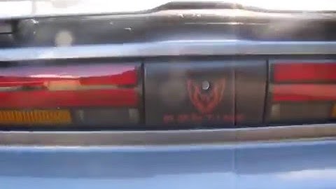 Pontiac Firebird V6 3.1L 1991