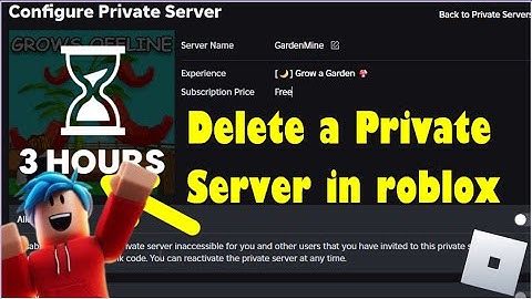 How to Delete PRIVATE SERVER in Roblox 2025 } Remove a Private Server on Roblox (Desktop & Mobile)