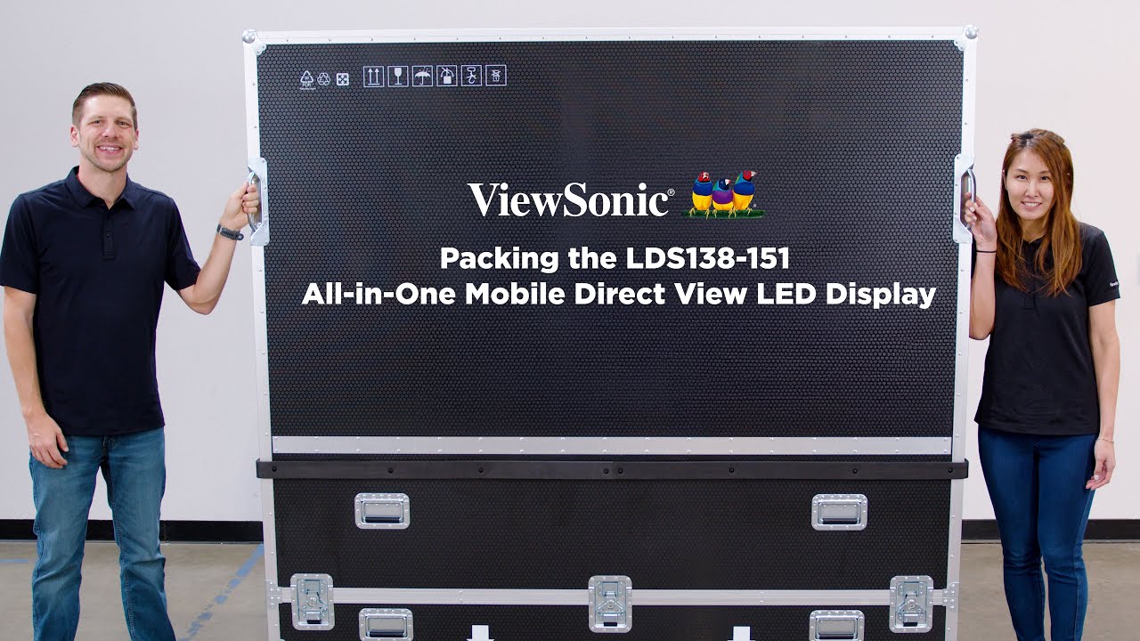Packing the LDS138-151 All-in-One Mobile Direct View LED Display