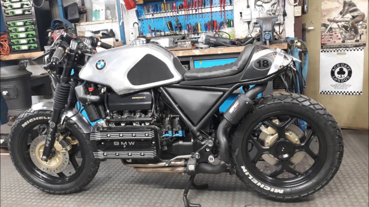 Bmw K100 Scrambler Caferacer Cafe Racer Youtube