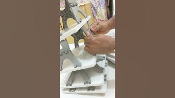 how to fix 6 layer foldable shoes rack tutorial video