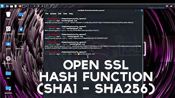 OpenSSL - Hash Functions: MD5, SHA-1, and SHA-512