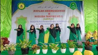 tarian islami # ayo mengaji# tamoilan santri putri#@ ponpes darul huffadz II AMH