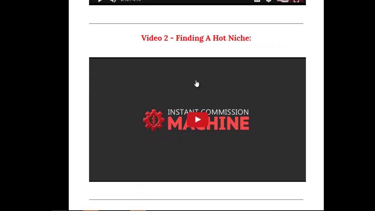 Instant Commission Machine review product by Billy Darr and Justin Opay