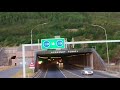 Huguenot Tunnel on board Greyhound Dreamliner