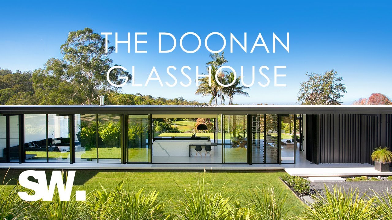 SWA - The Doonan Glasshouse - Unique Modern Minimalist House (House Tour)
