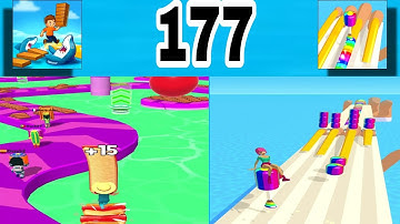 Shortcut Run VS Beauty Run: GameplayWalkthrough All Levels ( part 177)