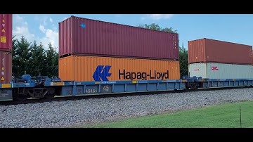 NS 265 Intermodal Taylors, SC w/NS & BNSF GEVO lash ups