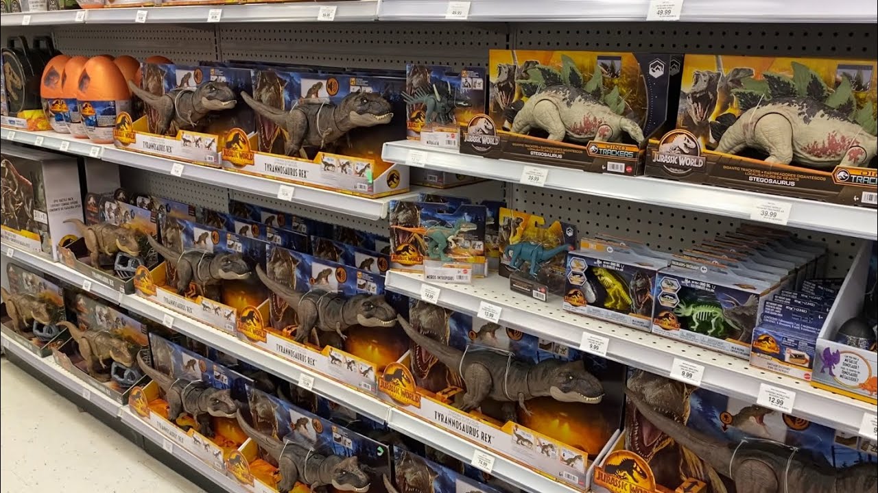 Масштабная охота за игрушками из "Парка Юрского периода".