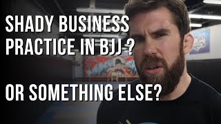 Is This a Sign of a Money-Hungry BJJ Coach?