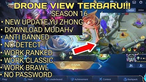 DRONE VIEW Mobile Legends TERBARU!!! New Update Yu ZHONG Patch 1.4.70 - Mobile Legend