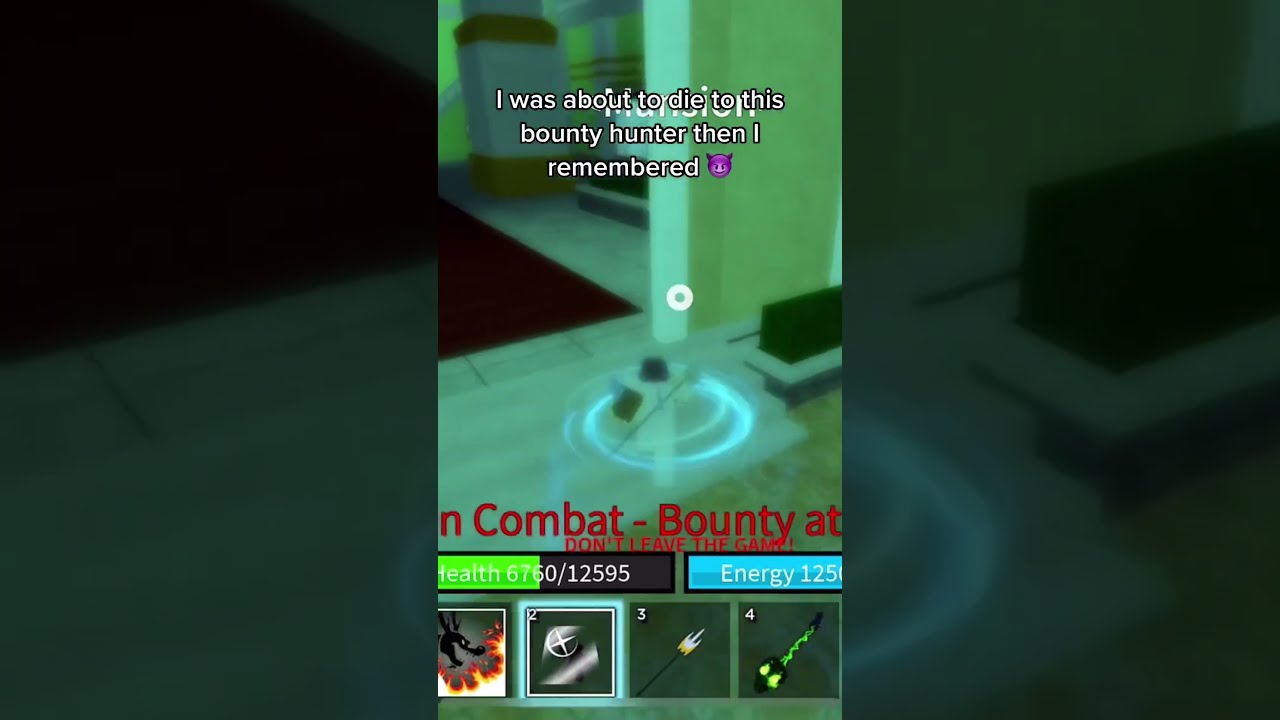 How To Never Die A Blox Fruits Bounty Hunters AGAIN Roblox Shorts