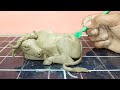 clay buffalo making | how to make buffalo with clay #buffalo #trending