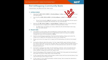 New Perspectives Excel 2019 | Module 2: End of Module Project 1