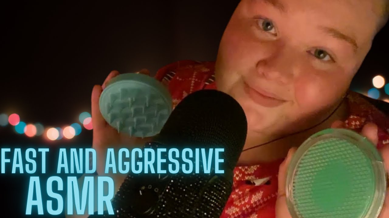 ASMR | FAST AND AGGRESSIVE MIC SCRATCHING AND TAPPING - YouTube