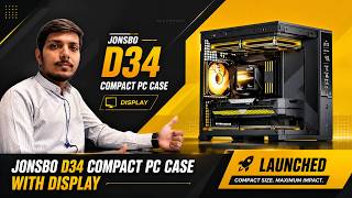 Jonsbo D34 Compact PC Case Launched With Hardware Monitoring Display - Explained All Spec, Features