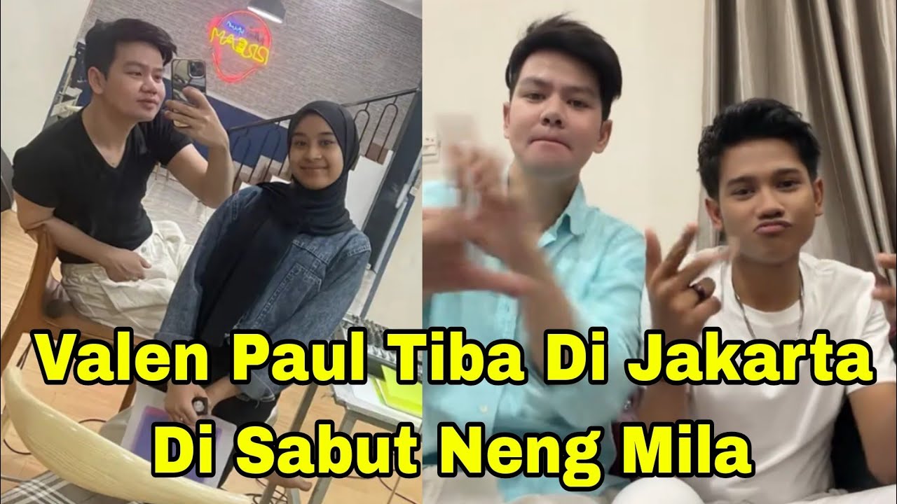 VALEN TIBA DI JAKARTA DI SAMBUT AYANG MILA