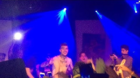 Lil Peep - Sometimes Life Gets Fucked Up(U Said)live in LA(Echoplex) 10/10/2017