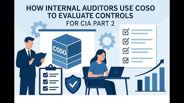 How Internal Auditors Use the COSO Framework to Evaluate Controls | CIA Part 2 Explained
