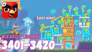 Angry Birds Journey: Levels 3401-3420 Gameplay - Part 171 WIZARD'S LIBRARY screenshot 3