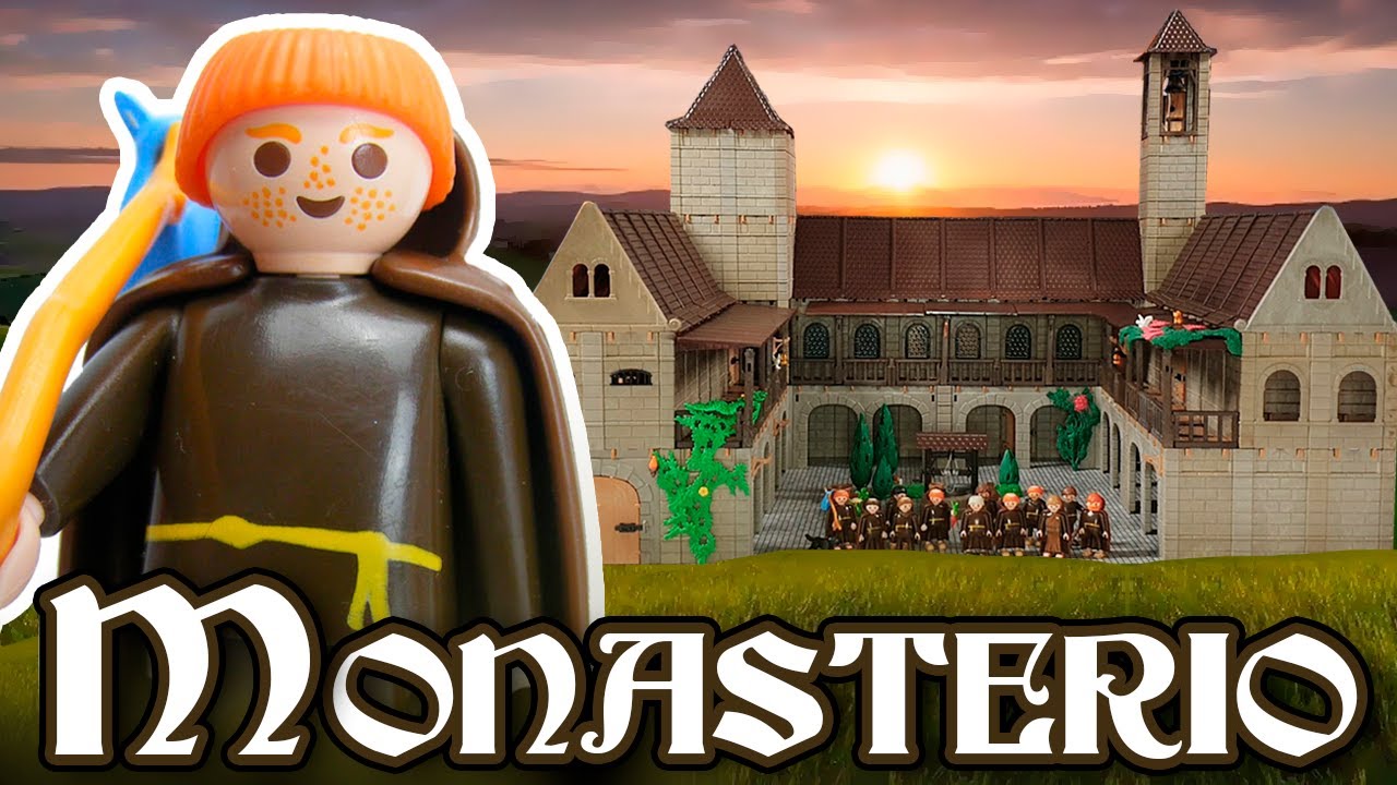 🏰Construcciones Medievales🏰 🤎EL MONASTERIO y LOS MONJES🤎 Playmobil CARYPE