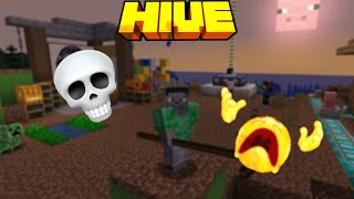 Hive skywars but I use a cursed texture pack (commentary)