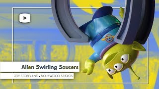 Alien Swirling Saucers FULL RIDE POV, Toy Story Land, Disneys Hollywood Studios
