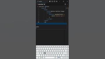 🔧 How to Add an OnClick Button with Inline JavaScript | ASMR Coding 💤 #HTML #JavaScript #ASMR #code