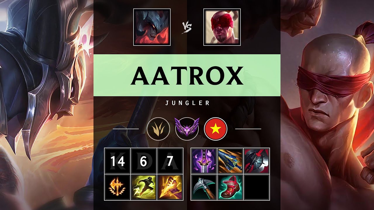 Aatrox Jungle vs Lee Sin - VN Master Patch 25.19
