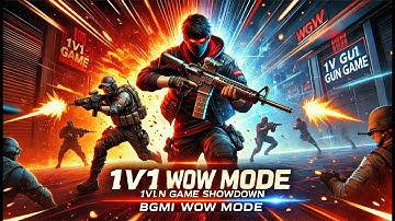 Intense 1v1 Gun Game Showdown in BGMI WOW Mode | Epic Gameplay