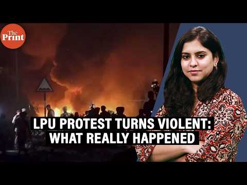 What triggered LPU protests? Rape FIR, violent clashes and a probe still searching for answers