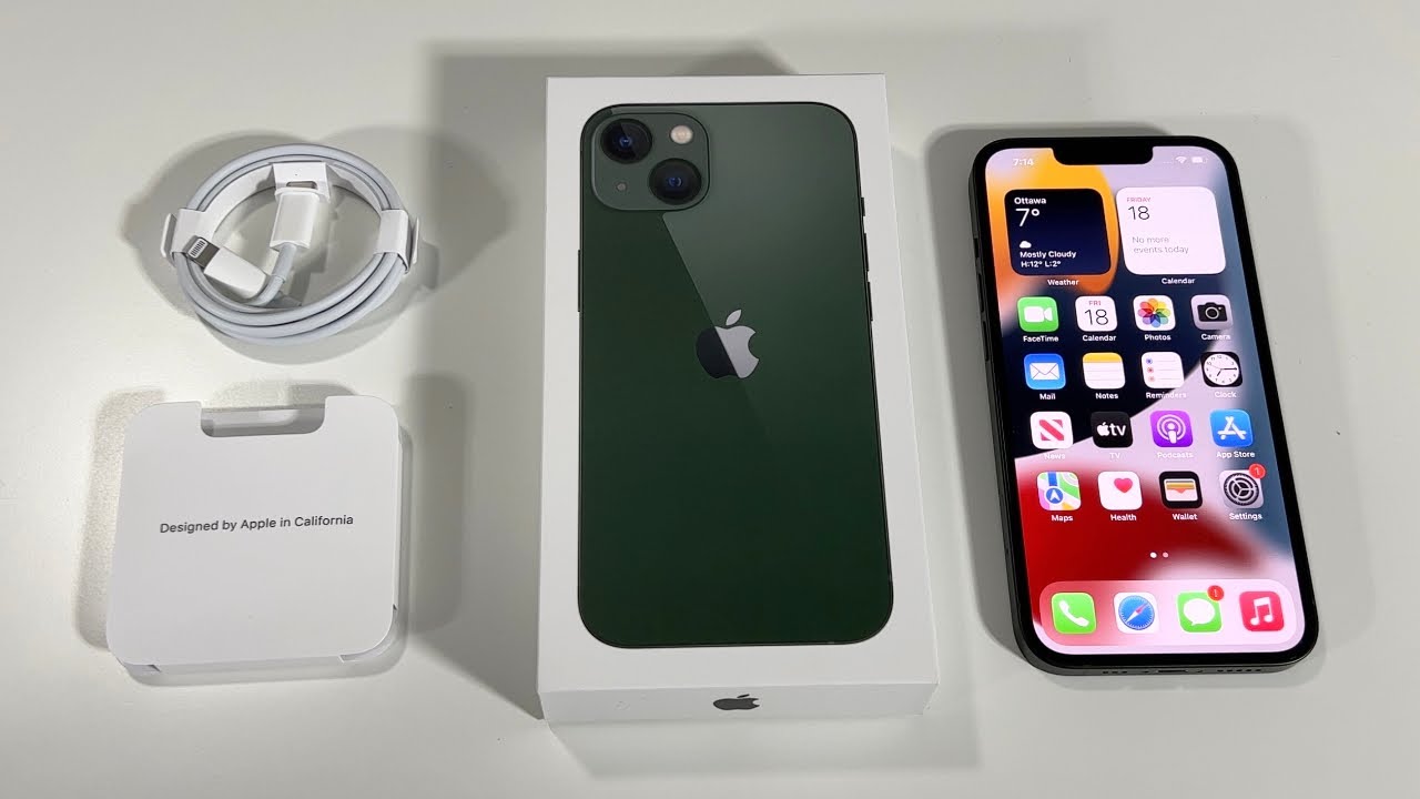 The new green @apple #iPhone13! 💚📲👀 #unboxing #iphone13green #peekp, Apple