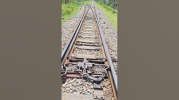 Manually switch point rail track #railtrack #short #railway #ytshorts #railtrack #train #vairalshort