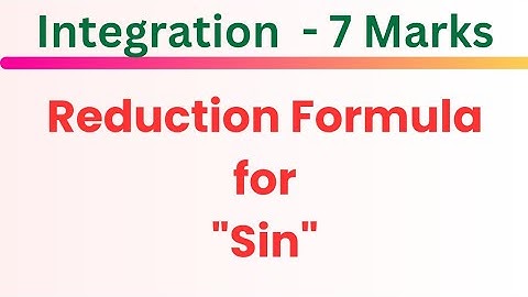 Reduction formula for "Sin"@EAG