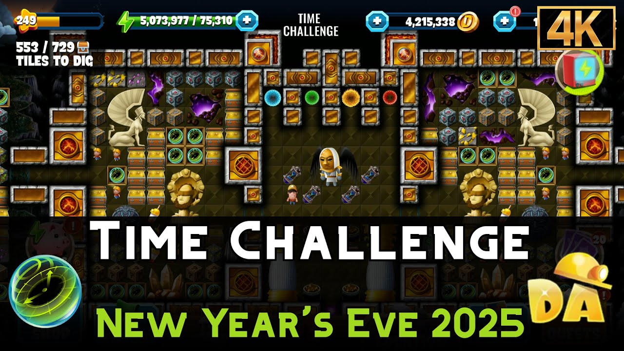 Time Challenge | New Year's Eve 2025 #5 | Diggy's Adventure