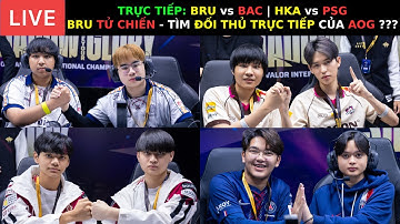 TRỰC TIẾP: TỬ CHIẾN: BURIRAM vs BACON | HKA vs PSG | FPT vs FS - ĐẠI CHIẾN CHO TOP 4 !!!