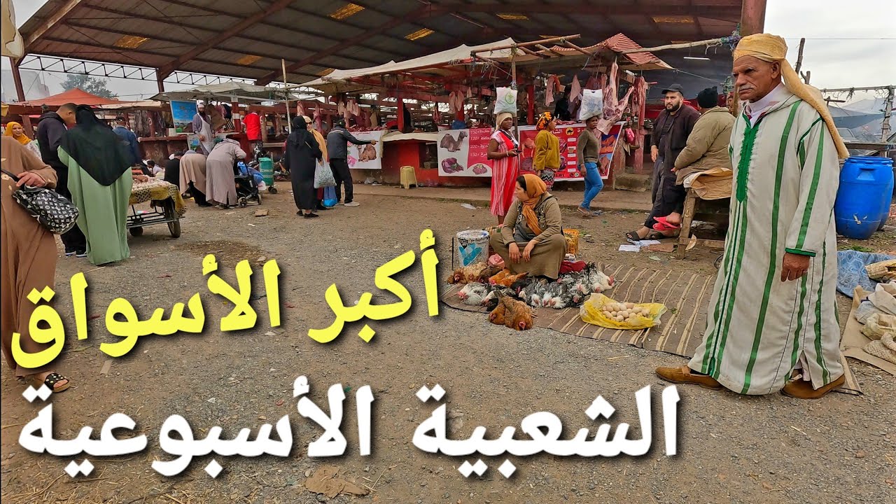 جولة في السوق الشعبي الأسبوعي سبت مرس الخير تمارة 🇲🇦 مأكولات الشارع في المغرب